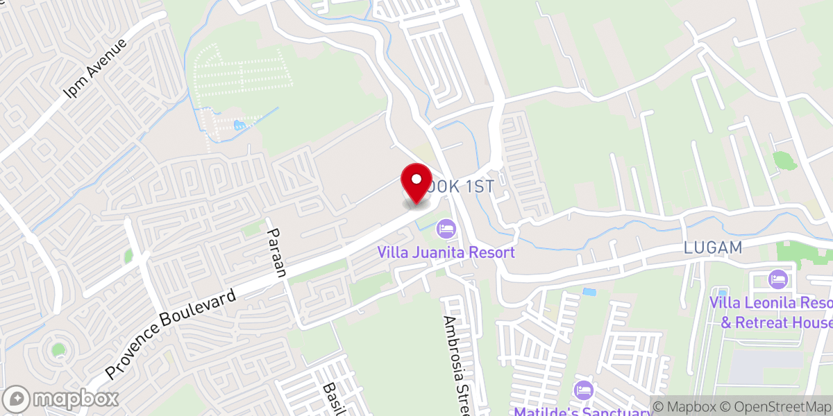 Map showing location of Iglesia Ni Cristo Look 1st GWS