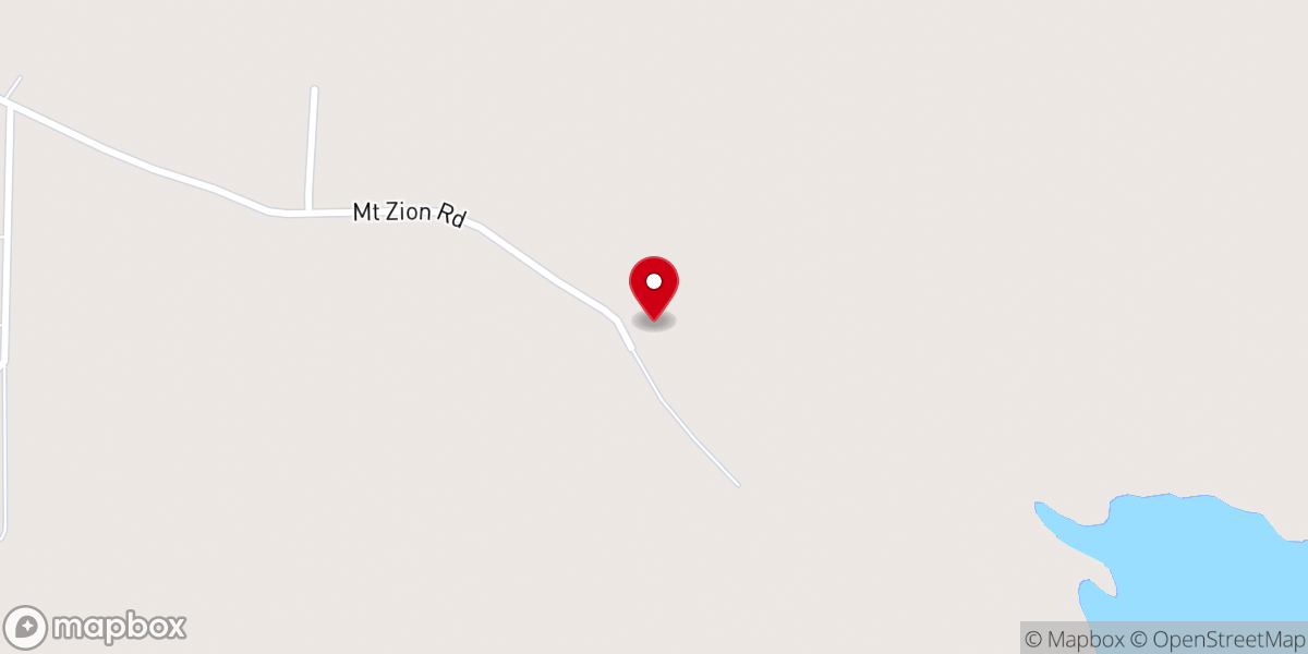 Map showing location of Mount Zion Mission