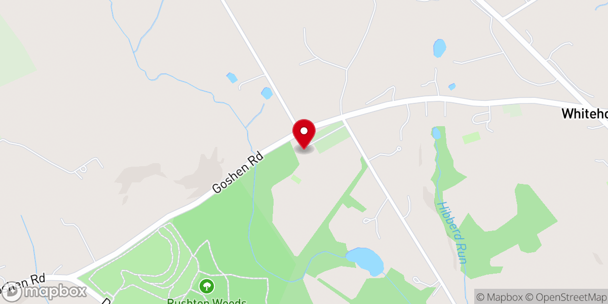 Map showing location of Willistown Friends Meeting