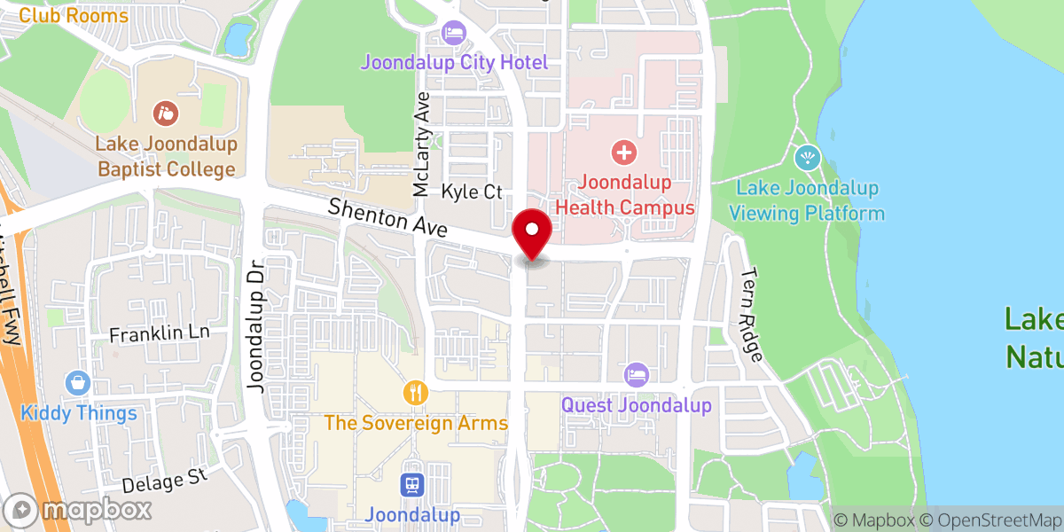 Map showing location of Grace Anglican Church