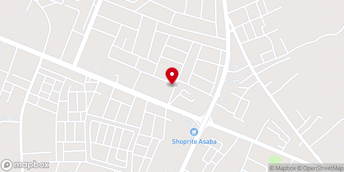 Map showing location of RCCG Miracle Parish