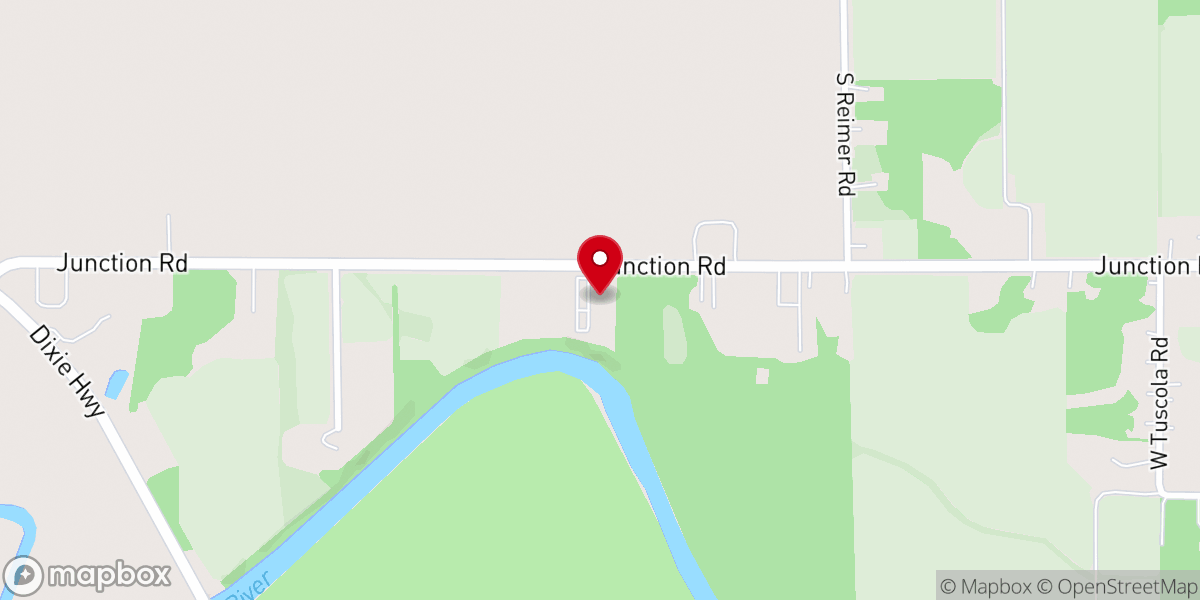 Map showing location of Cornerstone Christian Center