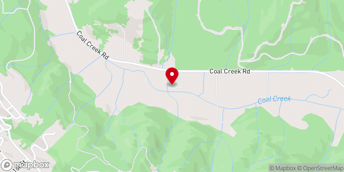 Map showing location of Faith Baptist Church