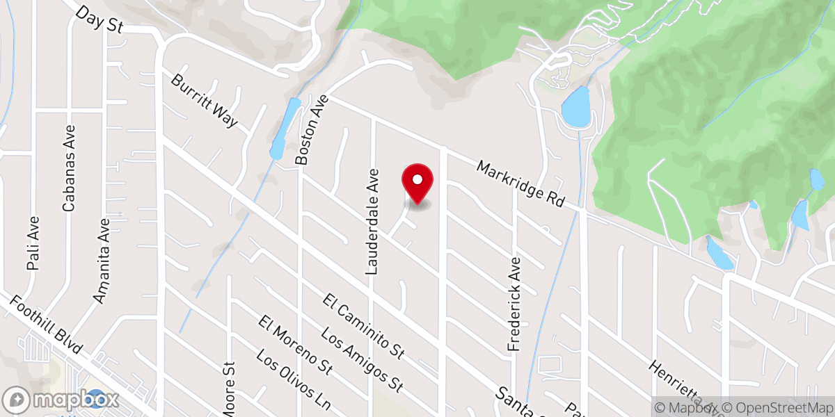 Map showing location of La Cresenta New Church