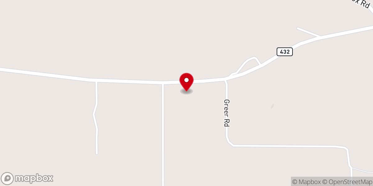 Map showing location of Union Paradise Church