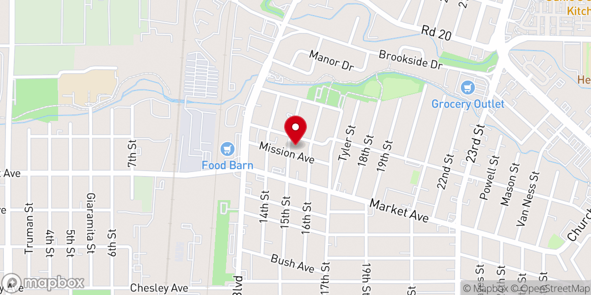 Map showing location of The Citadel of Praise Baptist Church