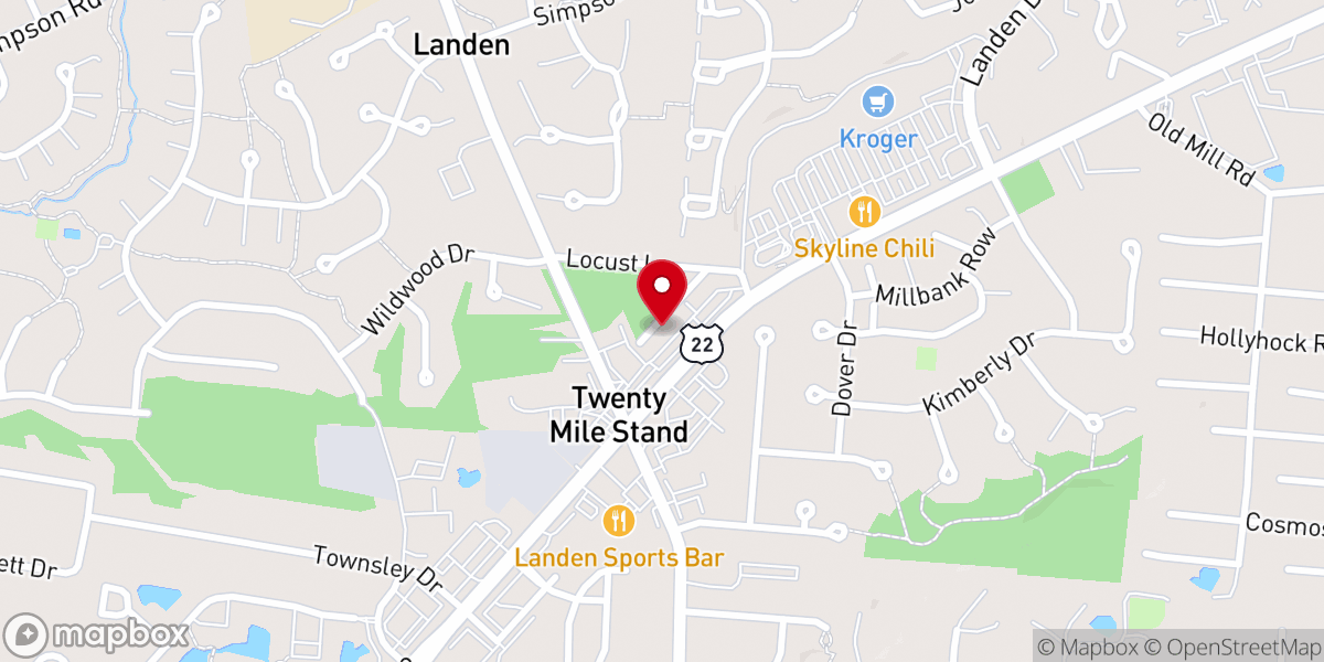 Map showing location of The UPS Store