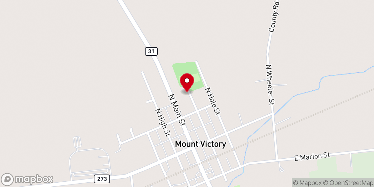 Map showing location of MT VICTORY COMMUNITY BUILDING