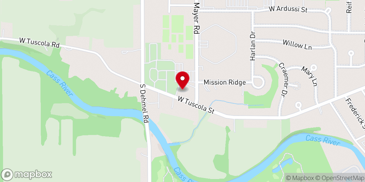 Map showing location of St Lorenz Lutheran Church