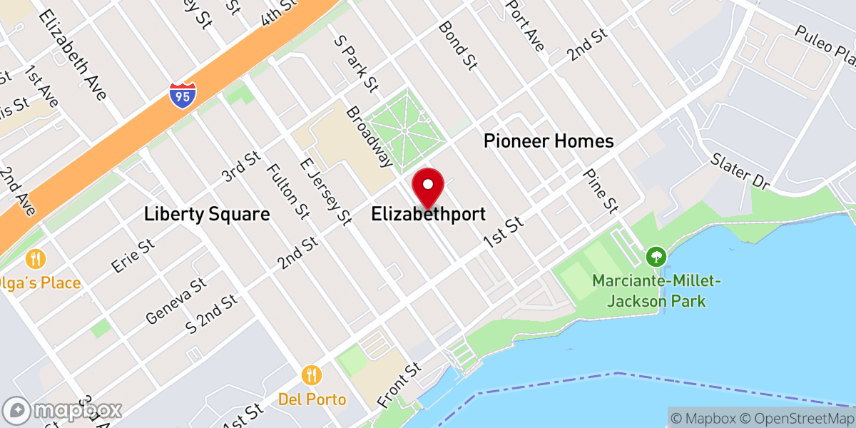 Map showing location of Iglesia Cristiana El Amor De Cristo Inc