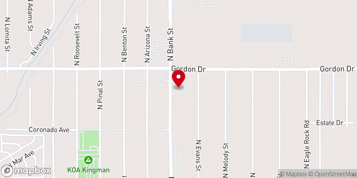 Map showing location of Good Shepherd Lutheran Church