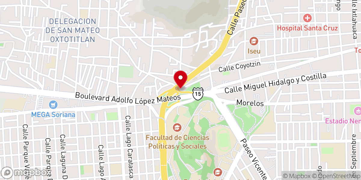 Map showing location of Iglesia Cristiana Yahvésucristo