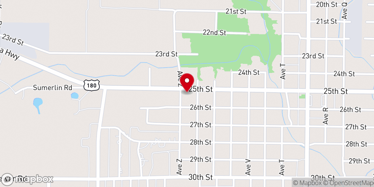 Map showing location of Apostolic Faith Church