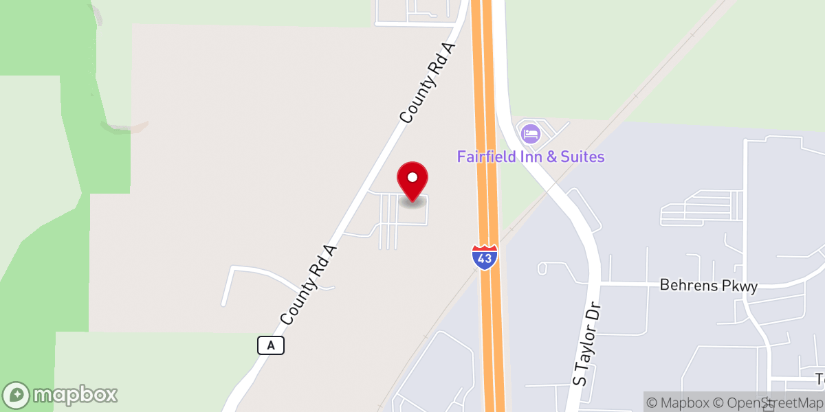 Map showing location of Crossroads Community Church