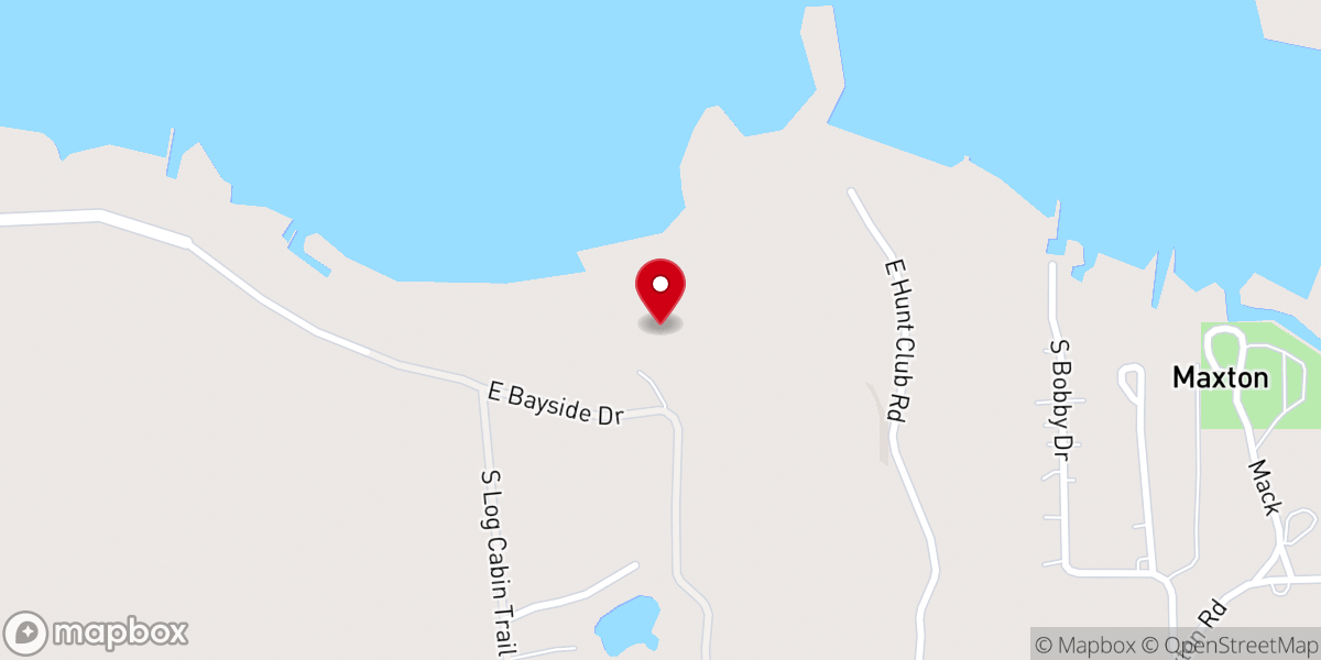Map showing location of Chapel in the Woods