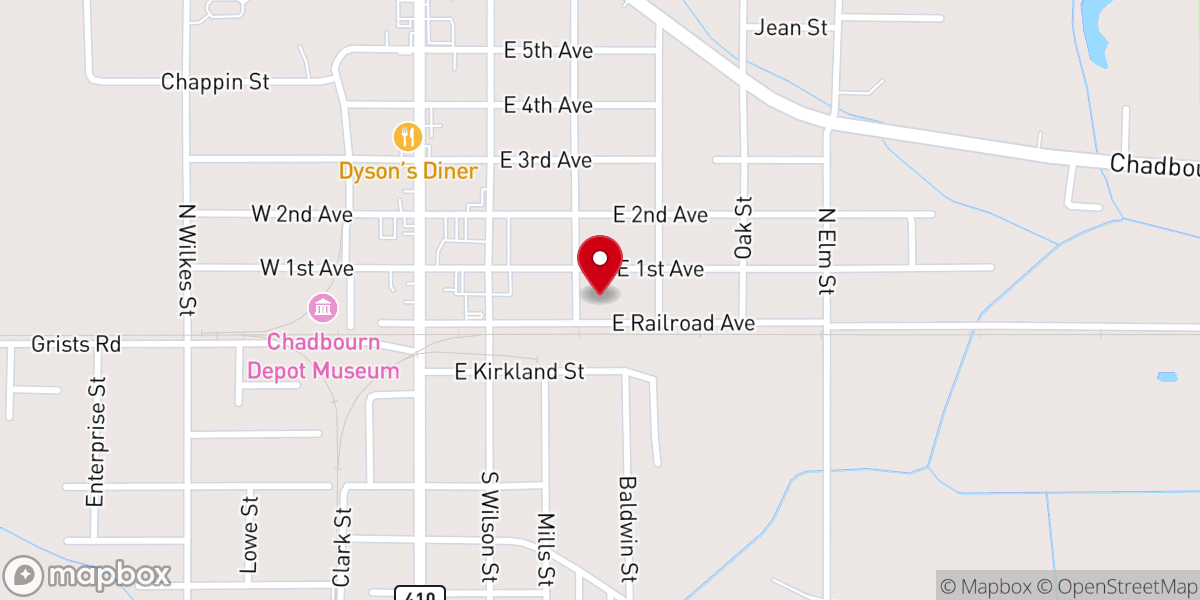 Map showing location of Shepherd’s Haven Pastoral Care Center