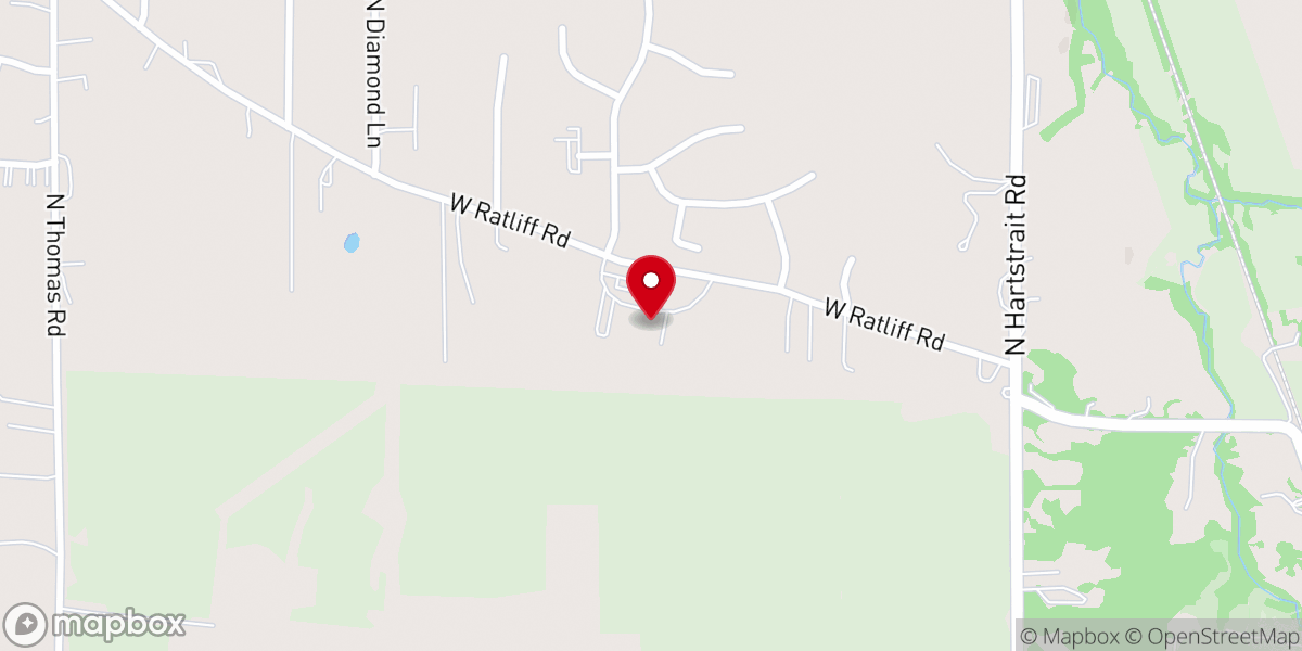 Map showing location of Zion Church of the Nazarene