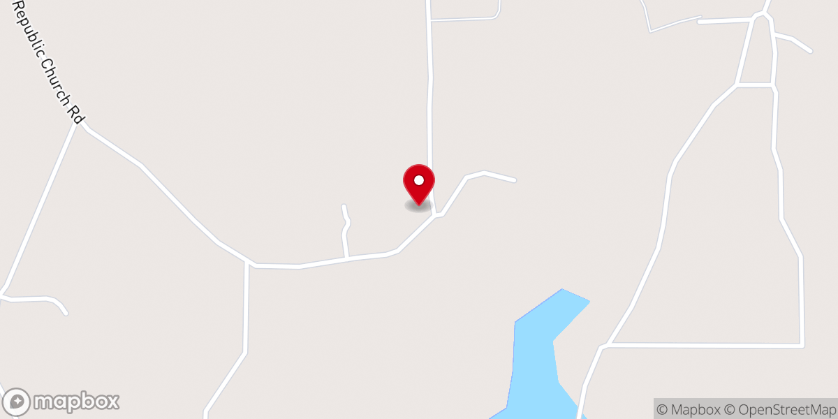 Map showing location of Republican Baptist Church