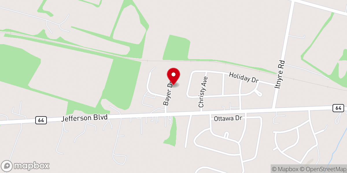 Map showing location of Emmanuel Chapel