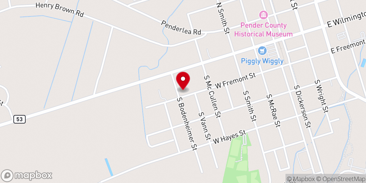 Map showing location of St John United Holy Church
