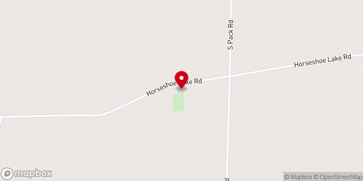 Map showing location of New Salem Missionary Baptist Church
