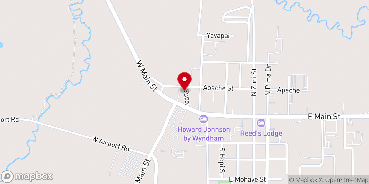 Map showing location of Community Presbyterian Church