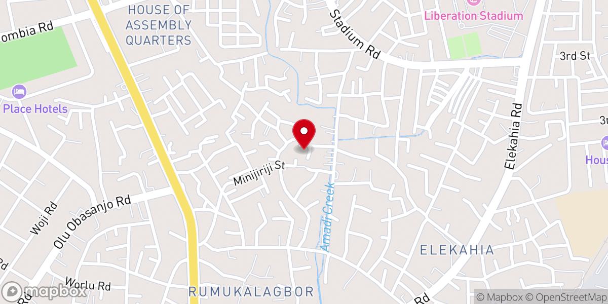Map showing location of Church of Transfiguration