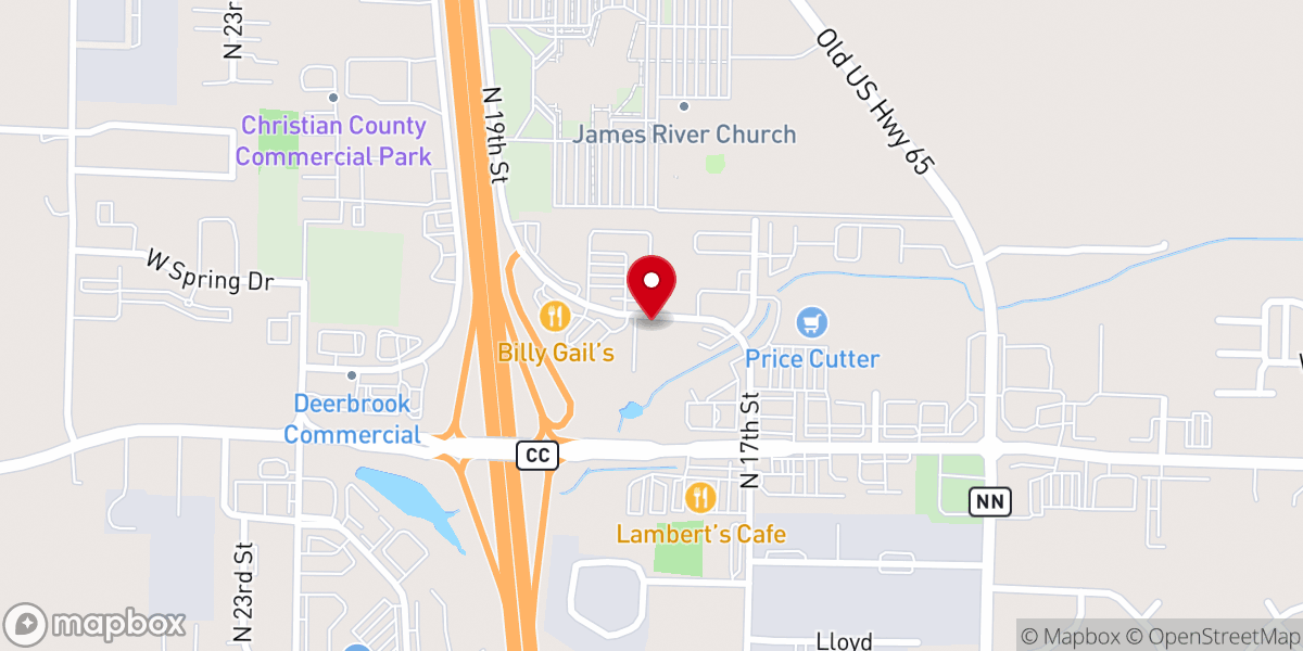 Map showing location of Least of These
