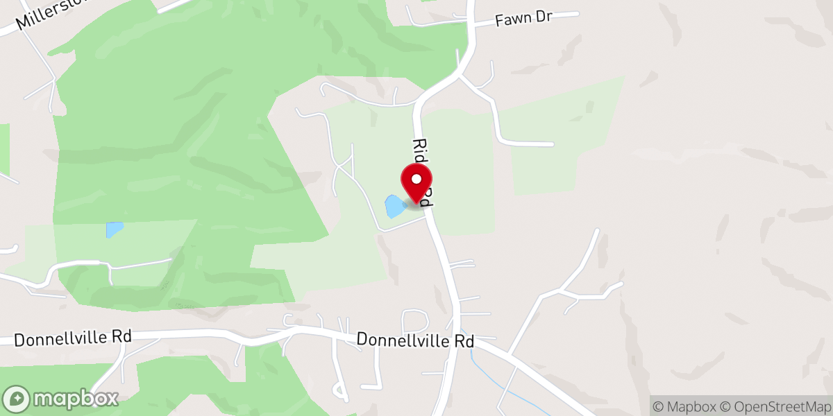 Map showing location of Blackberry Meadows Farm