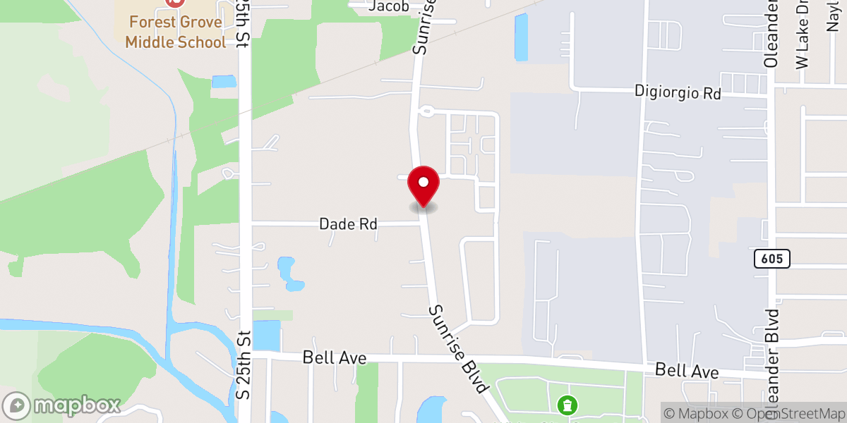 Map showing location of St. Julian of Norwich Old Catholic Parish