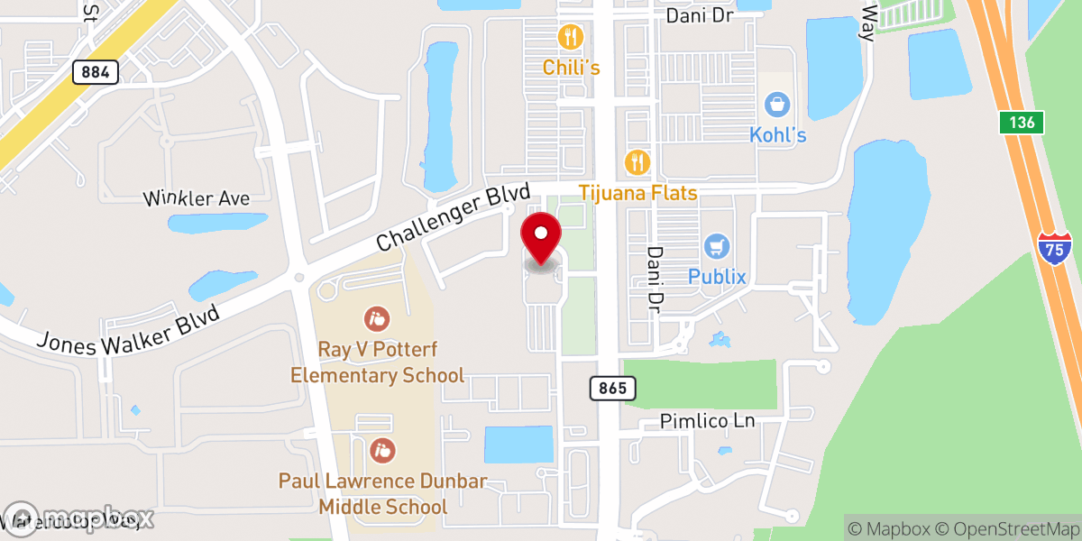 Map showing location of Gulf Coast Christian Fellowship of Southwest Florida
