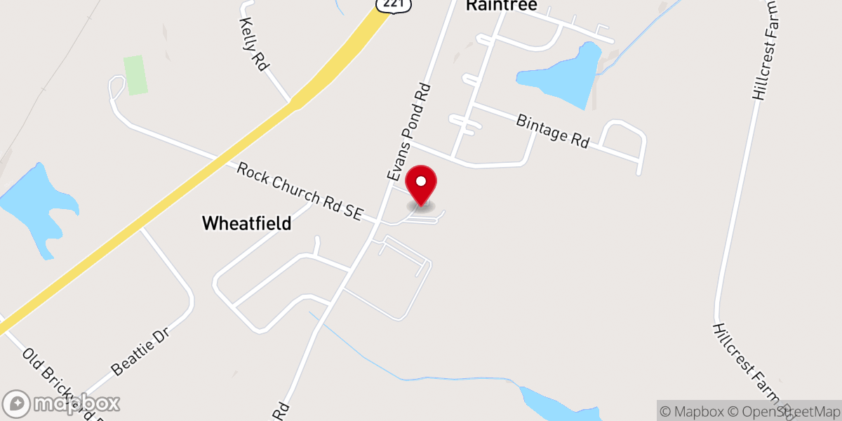 Map showing location of Restoration Worship Center Office