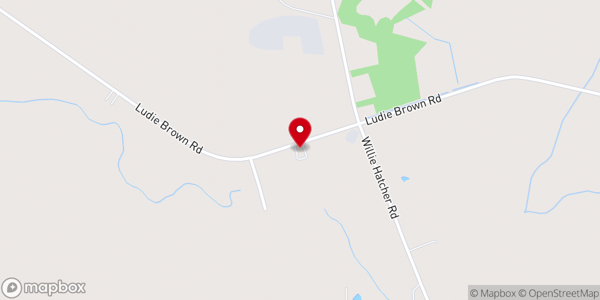 Map showing location of Coles Chapel