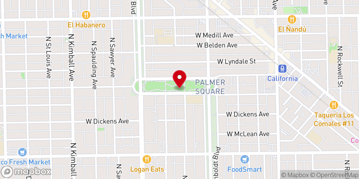 Map showing location of Burning Bush Tabernacle