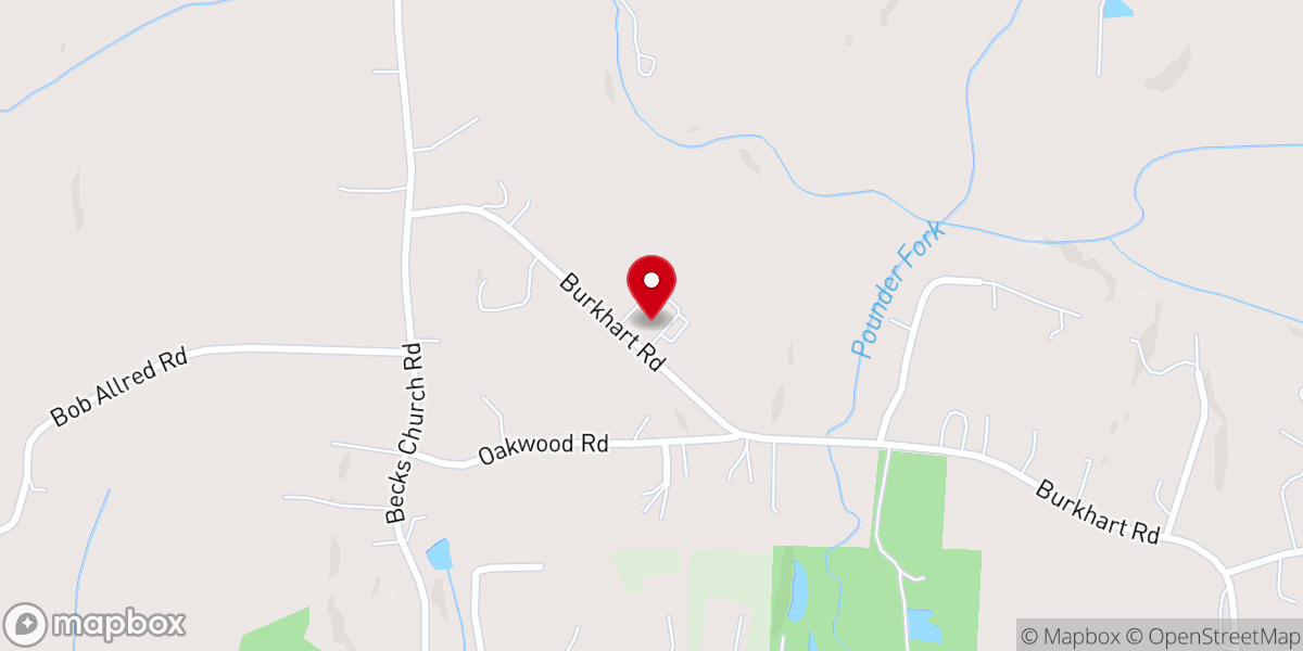 Map showing location of Grace Alliance Church