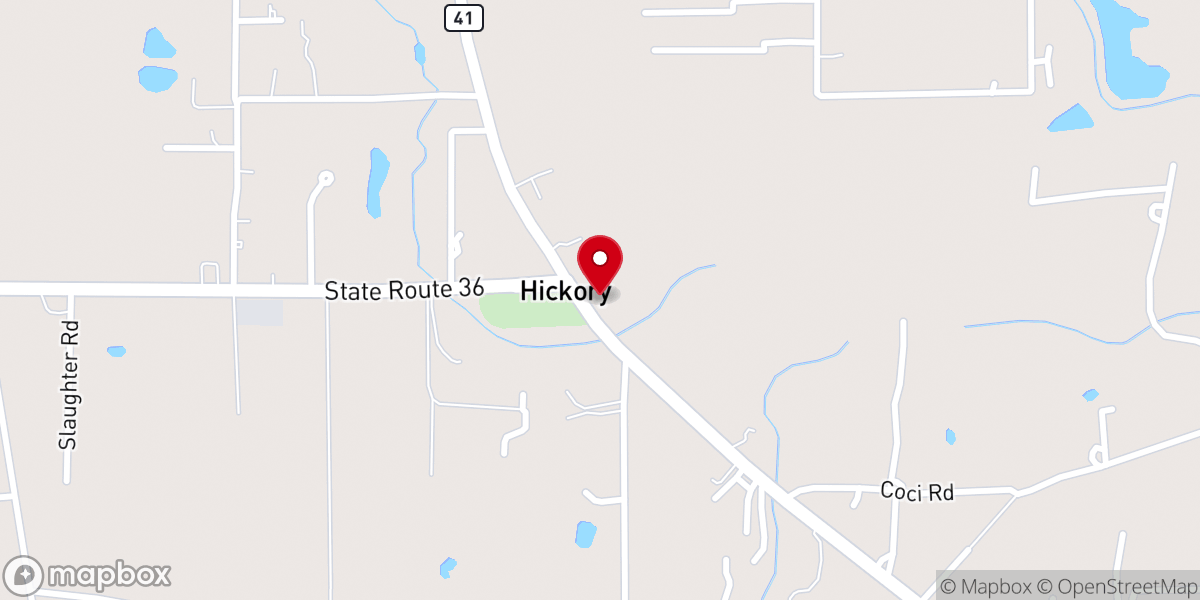 Map showing location of Highways and Hedges Ministry