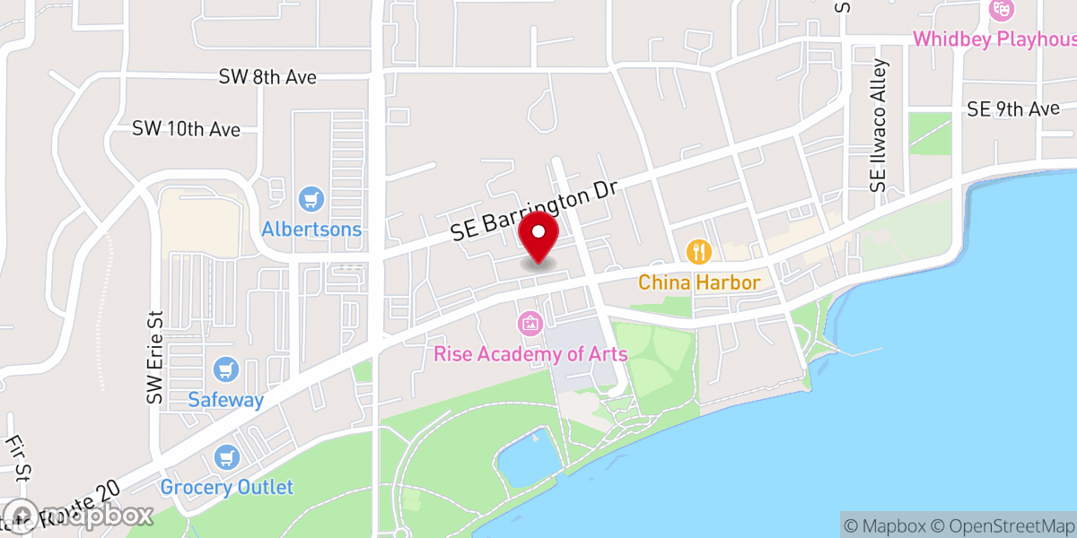 Map showing location of All Island Lock & Key