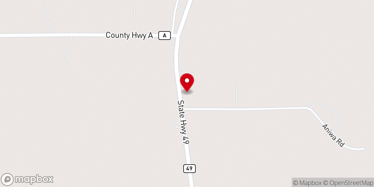 Map showing location of Christ Lutheran Church & School