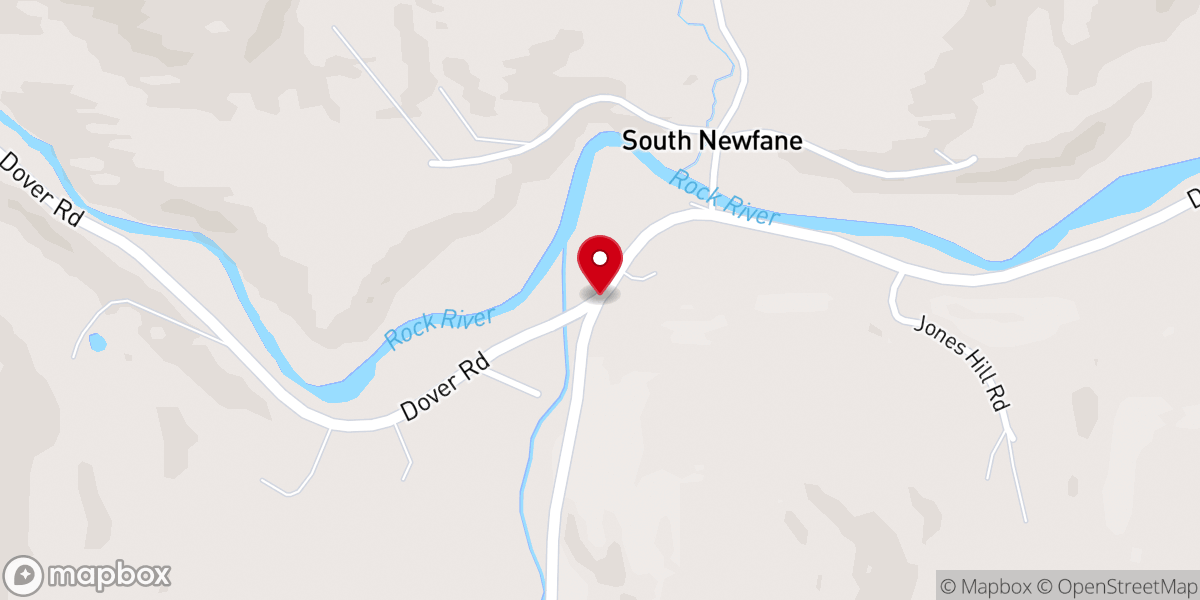 Map showing location of South Newfane
