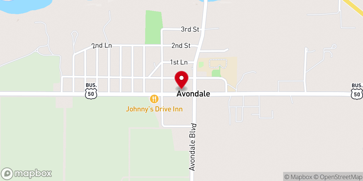Map showing location of Banner Missionary Baptist Church