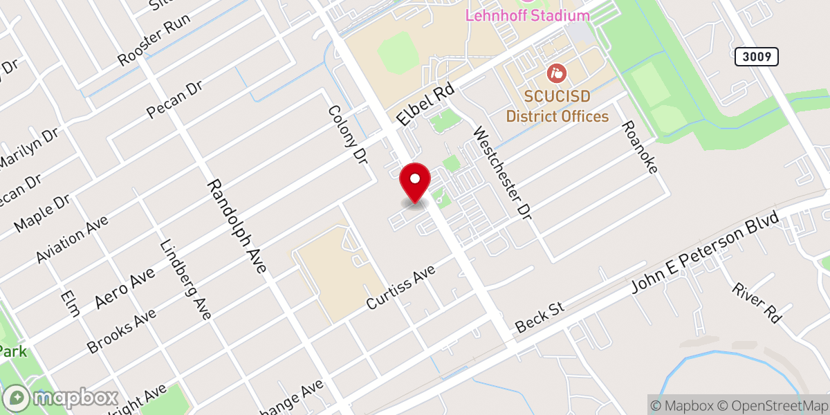 Map showing location of Knights of Columbus