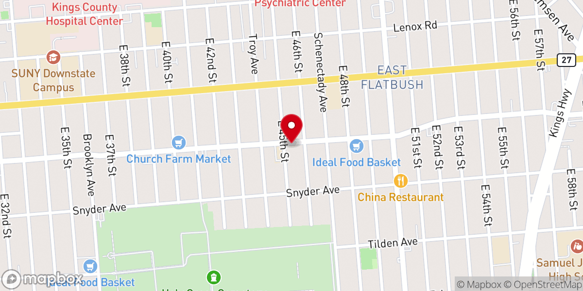 Map showing location of Church Of God Ecclesia Assembly Inc.