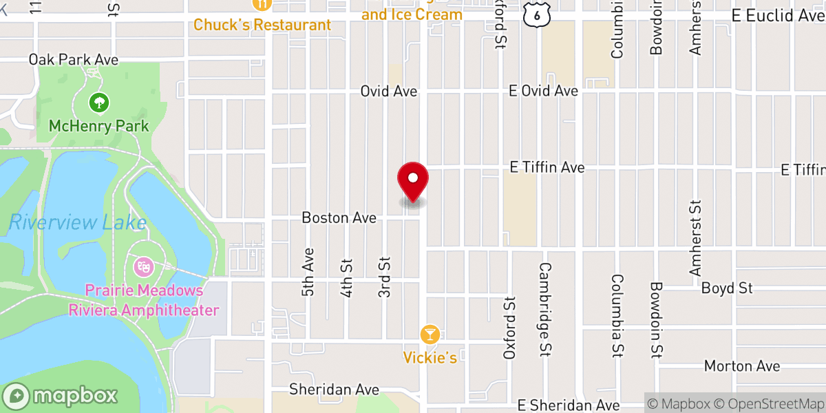 Map showing location of Iglesia Pentecostal Voz Que Clama en el Desierto LVQL