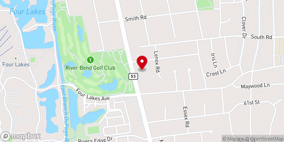 Map showing location of Trinity Preschool