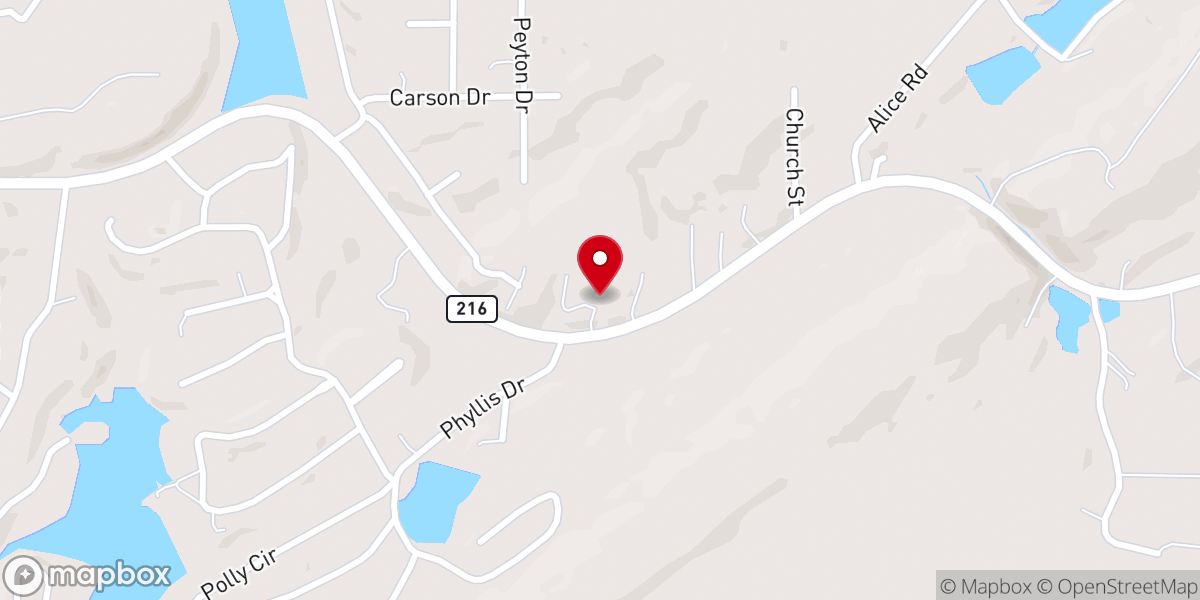 Map showing location of Restoration Church