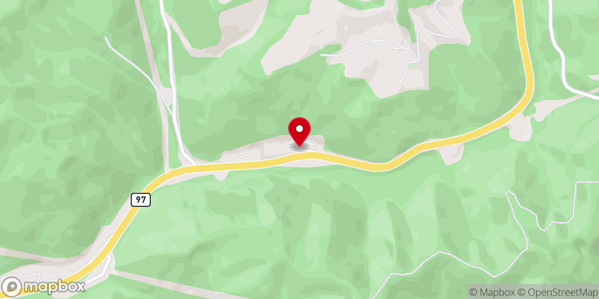 Map showing location of Christian Fellowship Worship Center