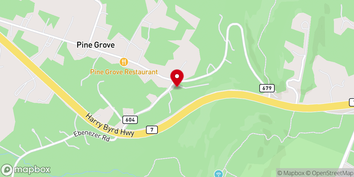 Map showing location of Good Shepherd Episcopal Church