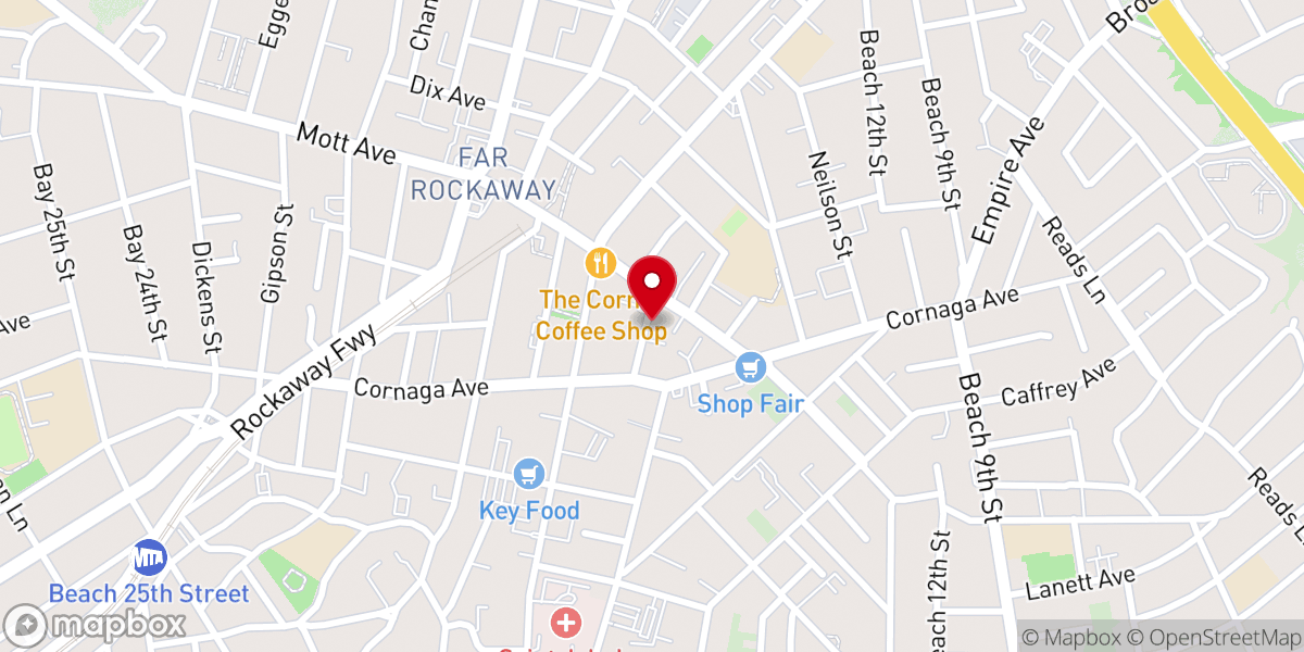 Map showing location of United Methodist Center - Food Distribution Center