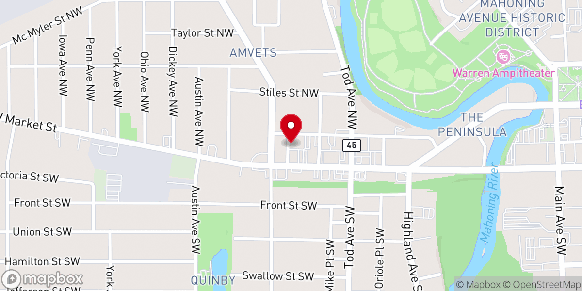 Map showing location of Church Emmanuel Lutheran