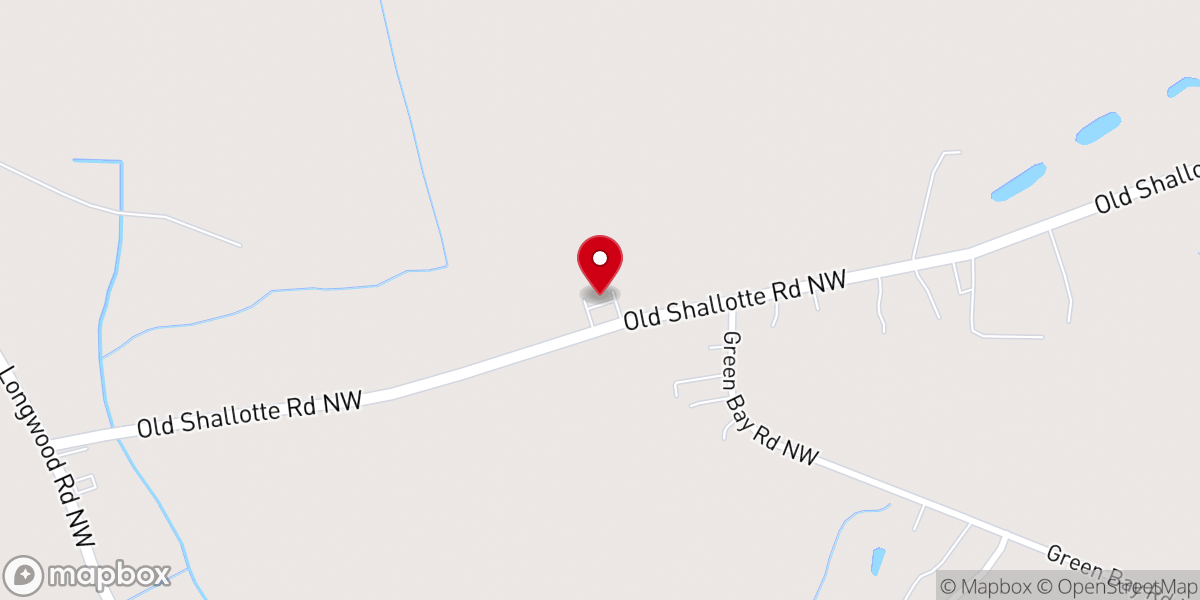 Map showing location of Shepherd Assembly Church
